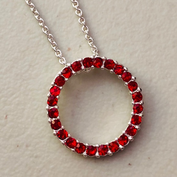 Avon Jewelry - July Birthstone Crystal Circle Necklace
